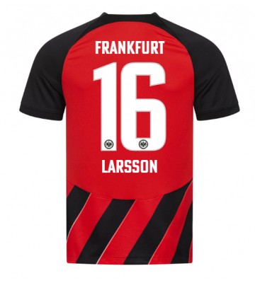 Eintracht Frankfurt Hugo Larsson #16 Primera Equipación 2023-24 Manga Corta